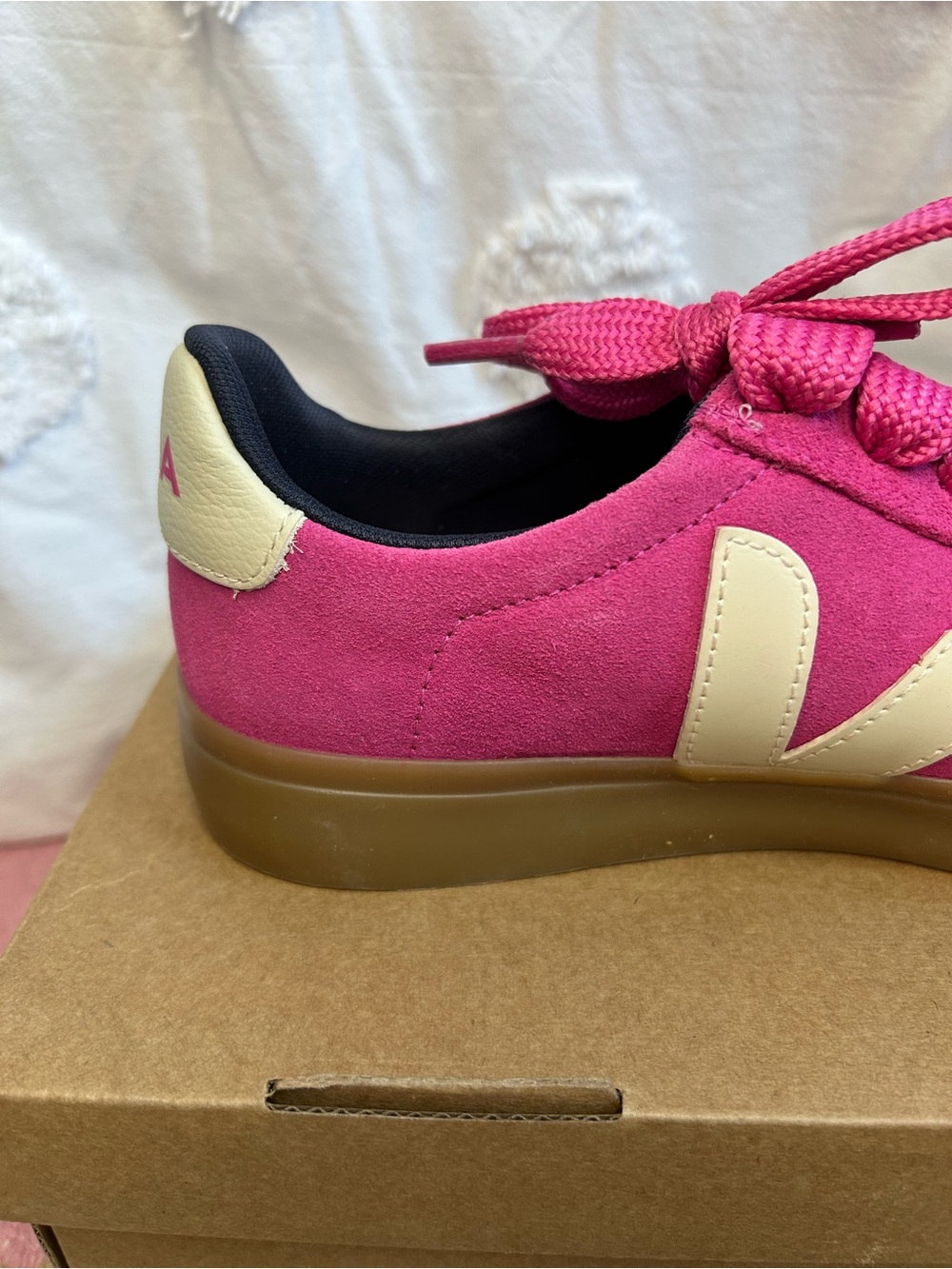 Veja Exclusive Campo Bold Sneakers Pink - Picture 15 of 16